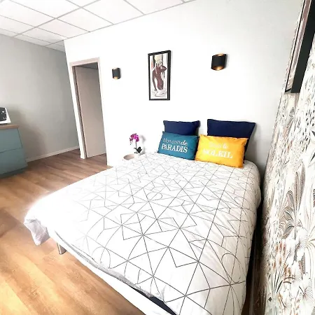 Апартаменты Cosy Entre Gare Et Centre Ville, Toutes Commodites A Pied Ньор