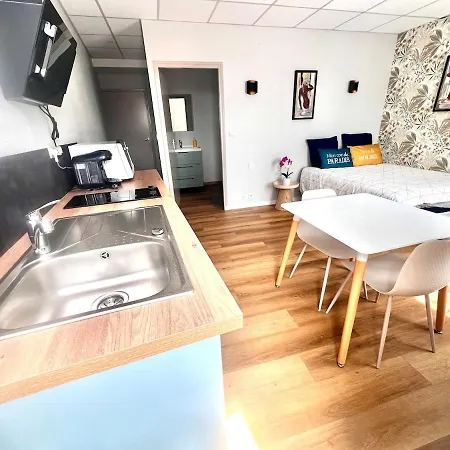 Cosy Entre Gare Et Centre Ville, Toutes Commodites A Pied Апартаменты Ньор