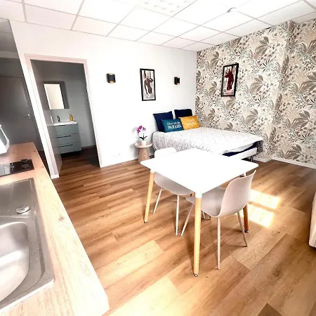 Апартаменты Cosy Entre Gare Et Centre Ville, Toutes Commodites A Pied Ньор